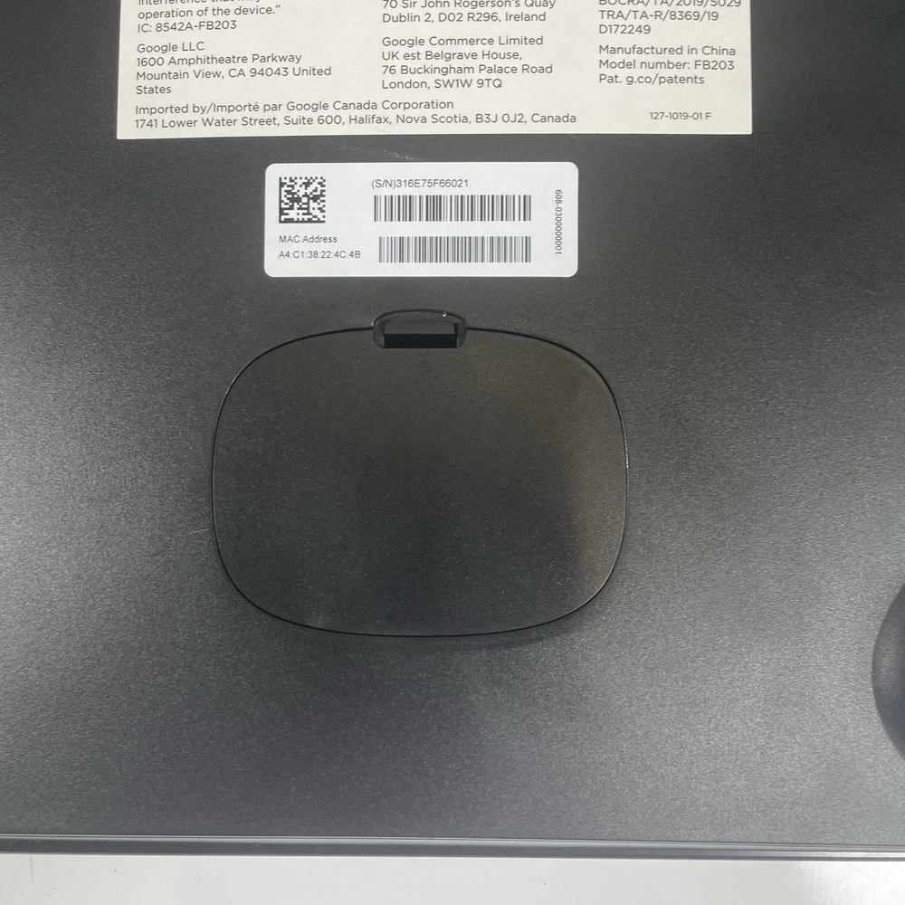 Fitbit Aria Air Smart Digital Scale - Black Model FB203